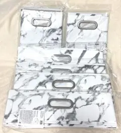 タイムセール✨️THREEPPY 大理石柄 収納ボックス 10個　まとめ売り タイムセール✨️THREEPPY 大理石柄 収納ボックス 10個 まとめ売り
