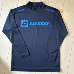 lotto ハイネック 長袖シャツ ネイビー　M