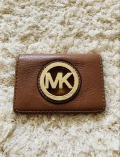 中古　Michael Kors マイケルコース　ブラウン　名刺入れ