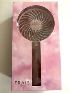 【新品未使用・未開封】FRAIS ハンディファン シアーマーブル ピンク