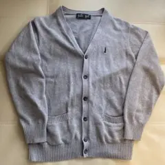 EAST BOY グレー カーディガン　コットン100 11号