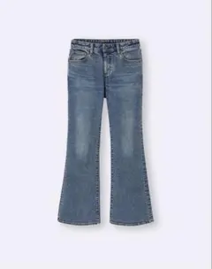 GU スリムフレアジーンズ