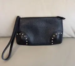 GUCCI グッチ　ポーチ　ブラック