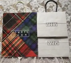 LOWRYS FARM ショップ袋　3枚セット