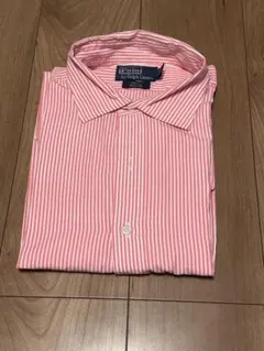 Polo Ralph Lauren ピンクストライプシャツ XL(長袖)