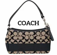 COACH コーチ シグネチャー ワンショルダー アクセサリーポーチ Y2K