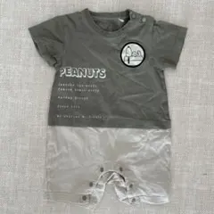 PEANUTS Snoopyロンパース 70-80cm