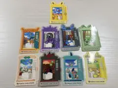 ポケモンセンターオンライン ミニゲーム ステッカー 9枚セットのサムネイル