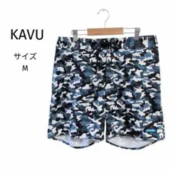 KAVU カーブ 水陸両用 カモフラージュ柄 サーフ リバーパンツ ブルー系のサムネイル