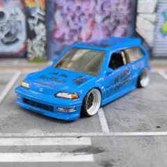 ホットウィールカスタム 日産 180sx フルエアロ ドリ車 深リムトミカ