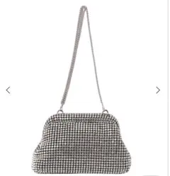 【25AW新作】Diana 2WAY ショルダー チェーンビジュークラッチバッグ