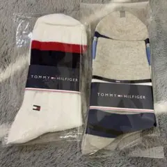 TOMMY HILFIGER メンズ ソックス 2足セット