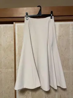 ROUGE VIF ホワイト　ロングフレアスカート