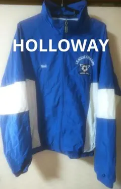 HOLLOWAY ナイロンジャケット 青 リーグチャンプス