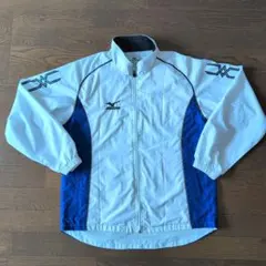 Mizuno ウィンドブレーカー M ホワイト/ブルー