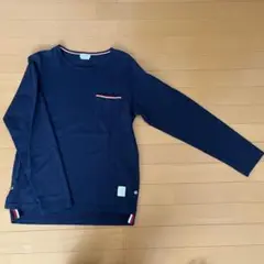 美品 トムブラウン ロンT ロングスリープ M ネイビー トリコロール 日本製
