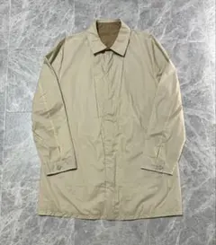 Ermenegildo Zegna ステンカラーコート【サイズ50 XL相当】 セール】 ウールカシミヤフランネル ステンカラーコート