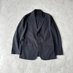 UNIQLO 感動ジャケット メンズ グレー 美品 アウター テーラード　L