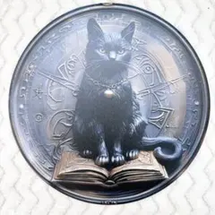 新品　ブリキ看板　猫　ネコ　黒猫　壁掛け　アンティーク　ヴィンテージ