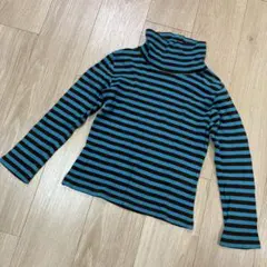 navy natural タートルネック長袖カットソー140サイズ