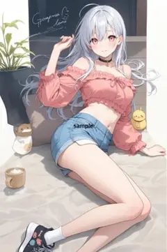 m426 AIイラスト　かわいい　A4ポスター