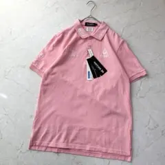 新品 le coq sportif GOLF ゴルフ ポロシャツ L ピンク