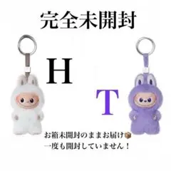 ◾️新品未開封　PIN FOR LOVE イニシャルラブブ【Ｈ】【Ｔ】２個セット