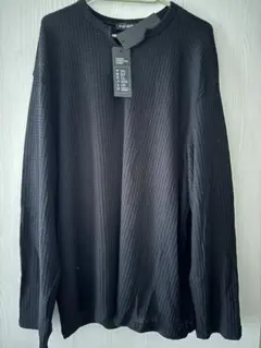 Tシャツ メンズ 長袖 無地 Vネック 快適 カットソー トップス 大きいサイズ