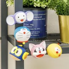 ドラえもん未来デパート限定 フェイスマグネット 1月　月間特価5種コンプリセット
