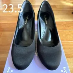 【美品】マーレソフィス　アーチクッションプレーンパンプス　ブラック　23.5のサムネイル