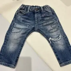デニムパンツ サイズ80 ヴィンテージ風
