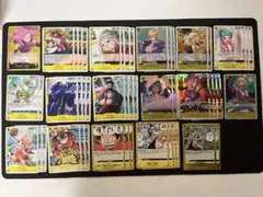 ワンピース カード　黄ボニー　デッキ素材セット