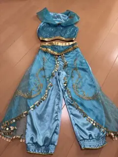 ジャスミン風ドレス アラビアンスタイル コスプレ衣装 青