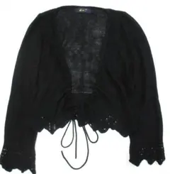 黒　ニットボレロ☆★☆