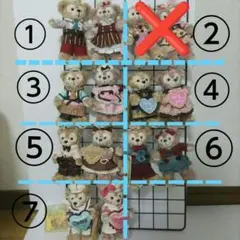 ダッフィー＆シェリーメイ ぬいぐるみ ペア