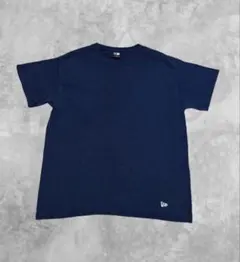 Ｆ*ん様 NEW ERA ニューエラ プリントロゴ Tシャツ 半袖 ネイビー L