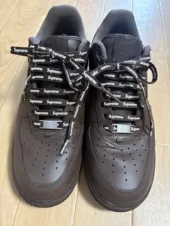 Supreme×NIKE Air Force 1 Low ダークブラウン