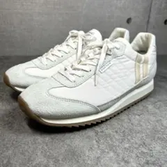 新品・未使用【PATRICK】ホワイトスニーカー/マラソン/スウェード/厚底/白