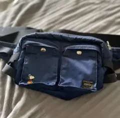 スヌーピー×ポーター ボディバッグ タンカー ネイビー　ジョーポーター