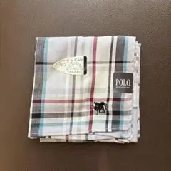 【新品】Polo チェック柄ハンカチ