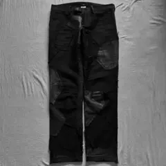 06AW Y's leather patchwork pants hagiのサムネイル