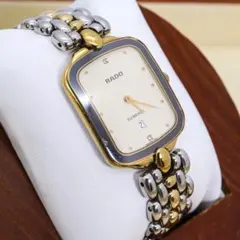 稼働/新品電池】RADO FLORENCE ラウンド レディース腕時計 デイト