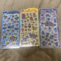 プチドロ&うるちゅる3点セット　スティッチ　トムジェリ　パワパフ(バブルス)