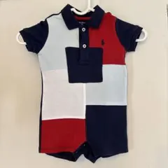 ラルフローレン 半袖ロンパース　9M 75㎝
