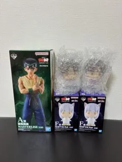 一番くじ 幽遊白書 A賞 浦飯幽助 F賞 SOFVICちゅ コエンマ 2個