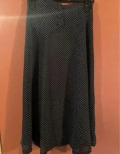 ドット　ロングスカート