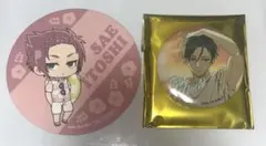 ブルーロック and GALLERY 糸師凛 糸師冴　コースター 缶バッジ