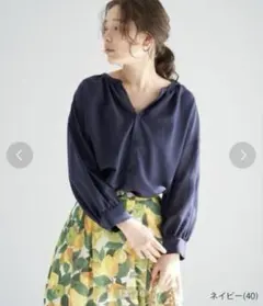 ロペピクニック ネイビー シャツ