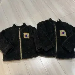 Champion フリースジャケット 120サイズ グレー