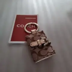 COACH☆Signature Picture Frame Bag Charm